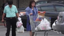 Houston Residents Search for Groceries and Gas