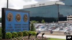 The National Security Administration campus in Fort Meade, Md., where the U.S. Cyber Command is located.