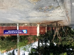 A public service announcement tells Ho Chi Minh City residents that sexual abuse of women and children is a serious crime.