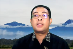 Pengamat kebijakan publik UGM, Bayu Dardias Kurniadi, dalam tangkapan layar.