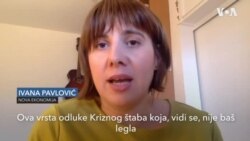 Novinarka portala Nova ekonomija Ivana Pavlović o odluci Kriznog štaba da popusti mere