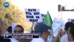 Texasda deportatsiyaga qarshi namoyishlar