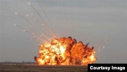 The Russian "Father of All Bombs" is four times larger than the "Mother of All Bombs." (Russian Government photo)