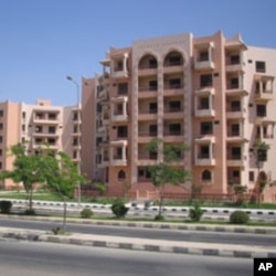 New Cairo, a desert housing development, where the sun shines almost every day of the year