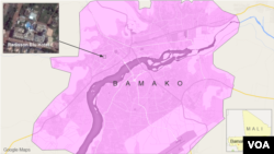 The Radisson Blu hotel, in Bamako, Mali