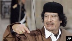 Muammar Gadhafi (file photo)