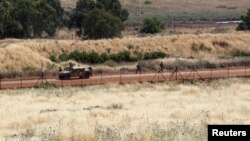 Izraelski vojnici se vidi Abbasiyeha, južni Libanon, 16. maj 2021. (REUTERS/Aziz Taher)