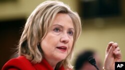 U.S. Secretary of State Hillary Clinton (file photo)