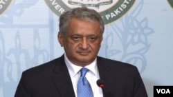 FILE - Pakistan Foreign Ministry spokesman Qazi Khalilullah.