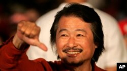 资料照片：台湾著名民主活动家施明德。（2006年9月21日）