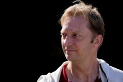 FILE - Michael White stands for a portrait on Jan. 13, 2021, in San Diego. The Navy veteran kept a handwritten document detailing the nearly two years he spent imprisoned in Iran.