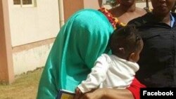 Maryam Sanda rufe da fuska, a daya daga cikin ranakun da ake sauraron kararta kafin a ba da belinta