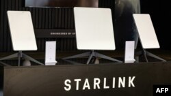 Starlink satellite antennas
