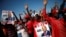 Supporters of Nelson Chamisa's opposition Movement for Democratic Change (MDC) party attend the final election rally in Harare, Zimbabwe, July 28, 2018. 