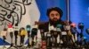 FILE - The Taliban's foreign minister, Amir Khan Muttaqi, speaks to the media in Kabul, Afghanistan, Sept. 14, 2021. 