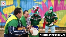 Workers Race to Complete Construction of Sao Paulo Stadium 