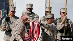 US Marines, British Combat Troops End Afghan Mission