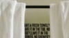 Earth-Conscious Hotel Guests Re-Use Towels