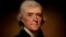Chân dung chính thức Tổng thống Thomas Jefferson treo trong toà Bạch Ốc. Sơn dầu Rembrandt Peale, 1805.
