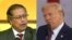 Composición de las imágenes de los presidentes Gustavo Petro y Donald Trump. [Fotos: Johan Reyes, VOA / Video AFP]