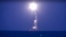 FILE - In this photo made from the footage taken from Russian Defense Ministry official website, a Russian navy ship on the Caspian Sea launches a cruise missile toward Islamic State targets in Syria, the ministry said, Oct. 7, 2015.