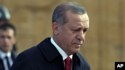 FILE - Turkish President Recep Tayyip Erdogan.