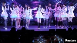 Grup pop perempuan Jepang AKB48, yang menjadi asal usul kelompok Keyakizaka46. (Foto: Ilustrasi)