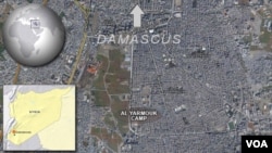 Yarmouk refugee camp, near Damascus, Syria