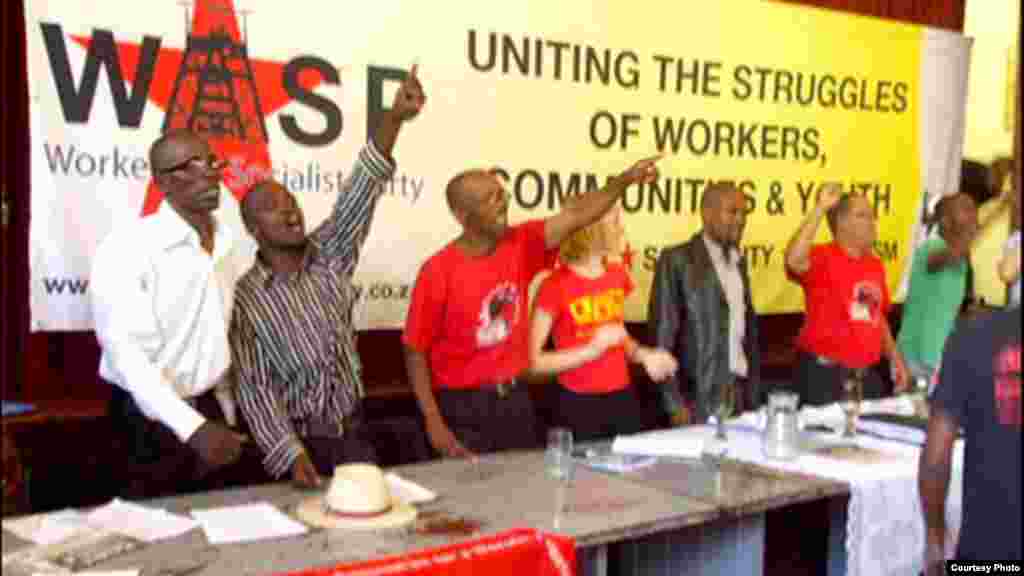 The May 7 election is a test for fledgling WASP&#39;s organizers as they try to challenge the African National Congress for worker votes. (Courtesy WASP)