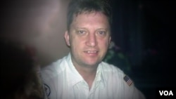 Michael R. White, an American Navy veteran, is seen in an undated photograph.