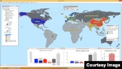 In 'Carbon Game,' players negotiate over how much they will cut their greenhouse gas emissions in order to keep the world below 2 degrees of warming. (Courtesy - Linda Carton)