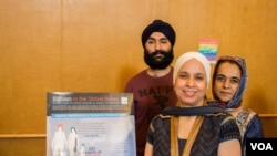 Representatives of Washington’s Sikh community introduced Washingtonians to their faith at Unity Walk 2017 on Sunday 09/10/17. (B. Bradford/VOA)