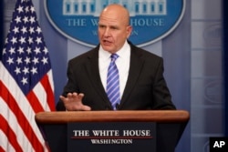 Asesor de Seguridad Nacional de la Casa Blanca, H.R. McMaster.