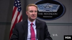 FILE - Former Deputy Assistant Secretary of Defense Michael Carpenter, who worked under former President Barack Obama, is shown in an interview with VOA.