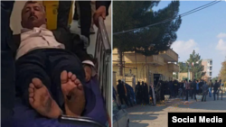 تصویر منتشر شده از غفار اکبری، شهروند جان باخته در بازداشت