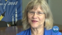 Margrit von Braun was among honored guests and thousands of spectators who gathered in Huntsville for the 50th anniversary