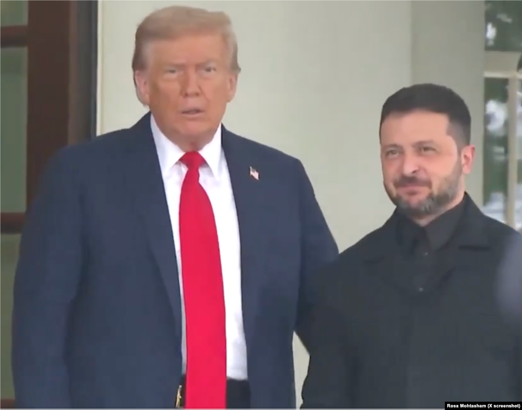 استقبال دونالد ترامپ از ولودیمیر زلنسکی (دوشنبه ۲۷ مرداد ۱۴۰۴)