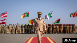 美军非洲司令部2020年2月主办的非洲军演闭幕式（美国陆军照片）