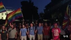 Gay Men's Chorus of Washington Sings at White House Vigil
