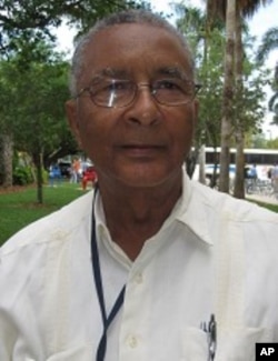 Gerard Dorcely, president of the Universite de Port-au-Prince in Haiti