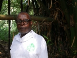 CEO of Portal Forest Estates, Wellington Baiden wants others to replicate his project, Oct. 3, 2020. (Stacey Knott/VOA)