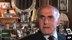 Palestinian billionaire Munib Al Masri at his villa in Nablus, West Bank