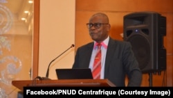 Tussaint Muntazini, Procureur de la Cour Pénale Spéciale en Centrafrique, 6 octobre 2017. (Facebook/PNUD Centrafrique)