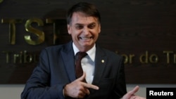 Presiden Jair Bolsonaro, di Brasilia, Brazil, 13 November 2018. (Foto: dok).