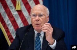 Senator AS Patrick Leahy di Gedung Capitol, Washington, D.C., 22 Februari 2017. (Foto: dok).
