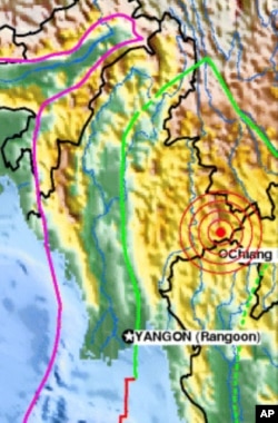 Epicenter of the earthquake