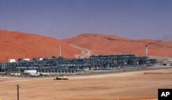 Ladang minyak Shaybah Saudi Aramco di Shaybah di gurun Rub al-Khali Arab Saudi. (Foto: AP)