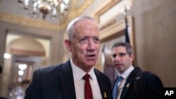 ইসরাইলের যুদ্ধকালীন মন্ত্রিসভার সদস্য বেনি গ্যান্টজ।