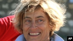 Frenchwoman Marie Dedieu died in captivity of Somali kidnappers,shown here in an undated file photo.