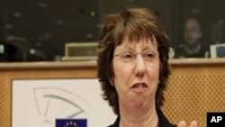 EU High Representative for Foreign Affairs Catherine Ashton attends a meeting on External Action Service, at the European Parliament in Brussels, 08 Nov. 2010
